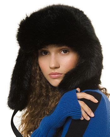 michael kors faux fur trapper hat|Michael Kors Women's Crochet Trapper Hat with Faux Fur Pom.